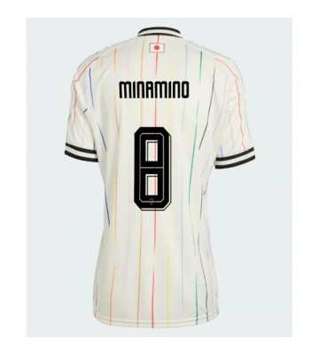 Japan Takumi Minamino #8 Bortatröja Dam VM 2026 Kortärmad